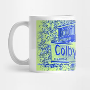 Foothill Boulevard & Colby Circle, Claremont, California by Mistah Wilson Mug